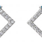 Platinum Natural Aquamarine & 1/3 CTW Natural Diamond Earrings - 86889