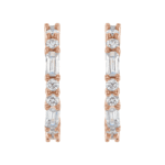 14K Rose 1/5 CTW Natural Diamond Earrings - 86789