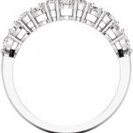 14K White 1 CTW Lab-Grown Diamond Anniversary Band - 653561