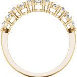 14K Yellow 1 CTW Lab-Grown Diamond Anniversary Band - 653561