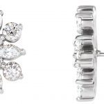 Platinum 1 CTW Natural Diamond Earrings - 86947