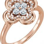 14K Rose 1/3 CTW Natural Diamond Ring - 122879