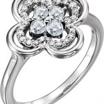 Platinum 1/3 CTW Natural Diamond Ring - 122879