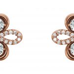 14K Rose 3/4 CTW Natural Diamond Earrings - 86367