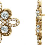 14K Yellow 3/4 CTW Natural Diamond Earrings - 86367