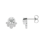 Platinum 5/8 CTW Natural Diamond Earrings - 86777