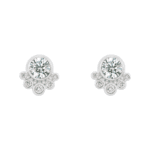 Platinum 5/8 CTW Natural Diamond Earrings - 86777