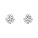 14K White 5/8 CTW Natural Diamond Earrings - 86777