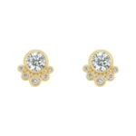 14K Yellow 5/8 CTW Natural Diamond Earrings - 86777