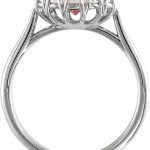 Sterling Silver Natural Pink Morganite & Natural Ethiopian Opal Halo-Style Ring - 72074