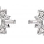 14K White 1/2 CTW Natural Diamond Celestial Earrings - 87031