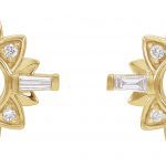 14K Yellow 1/2 CTW Natural Diamond Celestial Earrings - 87031