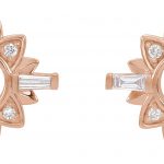 14K Rose 1/2 CTW Natural Diamond Celestial Earrings - 87031