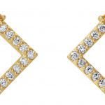 14K Yellow Natural Citrine & 1/3 CTW Natural Diamond Earrings - 86889