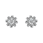 Platinum 1 CTW Natural Diamond Halo-Style Earrings - 87092