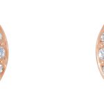 14K Rose 1 CTW Natural Diamond Halo-Style Earrings - 86458