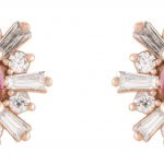 14K Rose Natural Pink Tourmaline & 3/4 CTW Natural Diamond Earrings - 86982