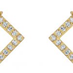 14K Yellow Natural Tanzanite & 1/3 CTW Natural Diamond Earrings - 86889