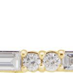 14K Yellow 1/2 CTW Natural Diamond Bar 16-18" Necklace - 86790