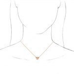 14K Rose 1/4 CTW Natural Diamond 16-18" Necklace - 86444