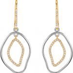 14K Yellow & Sterling Silver 3/8 CTW Natural Diamond Dangle Earrings - 85311