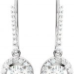 14K White 1 CTW Natural Diamond Halo-Style Earrings - 651147