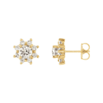 14K Yellow 1 3/4 CTW Natural Diamond Earrings - 68537