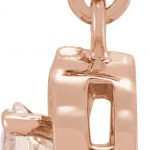 14K Rose Natural Peach Morganite & 1/6 CTW Natural Diamond Pendant - 86389