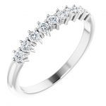 14K White 1/4 CTW Lab-Grown Diamond Anniversary Band - 124094