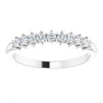 14K White 1/4 CTW Lab-Grown Diamond Anniversary Band - 124094