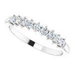 14K White 1/4 CTW Lab-Grown Diamond Anniversary Band - 124094