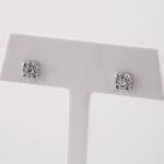 Platinum 1/2 CTW Natural Diamond Cluster Earrings - 86515