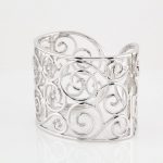 Sterling Silver 3/8 CTW Natural Diamond Cuff Bracelet - 67346