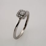 Platinum 1/4 CTW Natural Diamond Stackable Ring - 122811