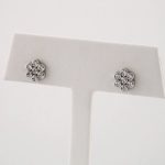 Platinum 1/4 CTW Natural Diamond Cluster Earrings - 86462