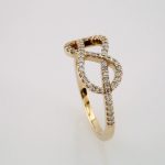 14K Yellow 1/3 CTW Natural Diamond Knot Ring - 122826