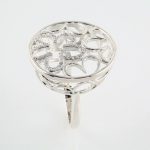 Sterling Silver 1/5 CTW Natural Diamond Floral Ring - 122007