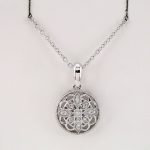 Sterling Silver .05 CTW Natural Diamond 18" Necklace - 67992