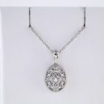 Sterling Silver .05 CTW Natural Diamond 18" Necklace - 69962