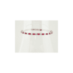 14K White Natural Ruby & 2 1/3 CTW Natural Diamond 7" Bracelet - 62076