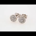 Platinum 3/8 CTW Natural Diamond Earrings - 86288