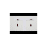 Platinum Natural Ruby & 3/4 CTW Natural Diamond Dangle Earrings - 86907