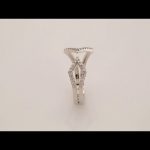 Platinum 1/5 CTW Natural Diamond Geometric Ring - 123009