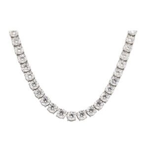 Luxurious Diamond Tennis Necklace