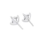 Dazzling 2.083 Ctw Princess Diamond Stud Earrings - Royal Sparkle