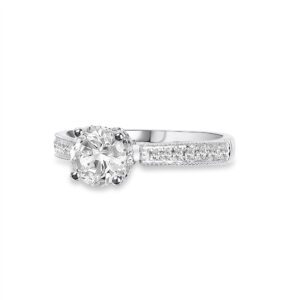 Diamond Pave Engagement Ring