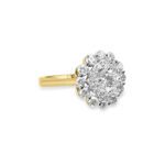 1.266 Ctw Round Diamond Double Halo Ring