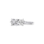 1.287 Ctw Cushion Diamond Engagement Ring