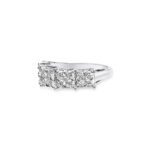 1.138 Ctw Round Diamond Quintuple Set Ring