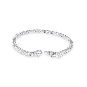 5.526 Ctw Round Diamond Tennis Bracelet